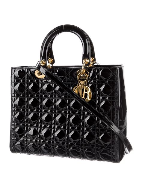 dior lady bag patent|lady dior patent bag.